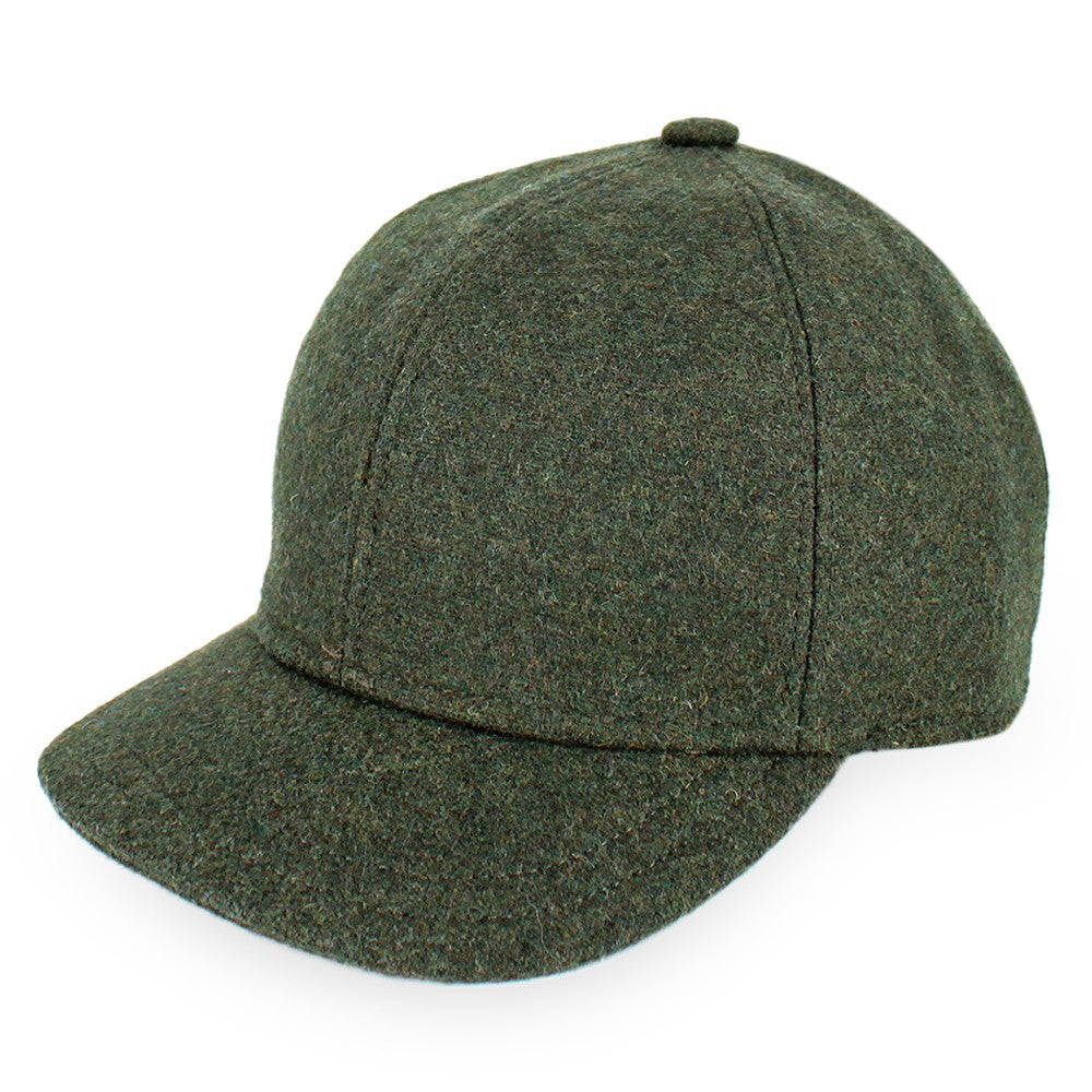 Hats in the Belfry Wobola - Italian Wool Baseball Cap with Earflaps