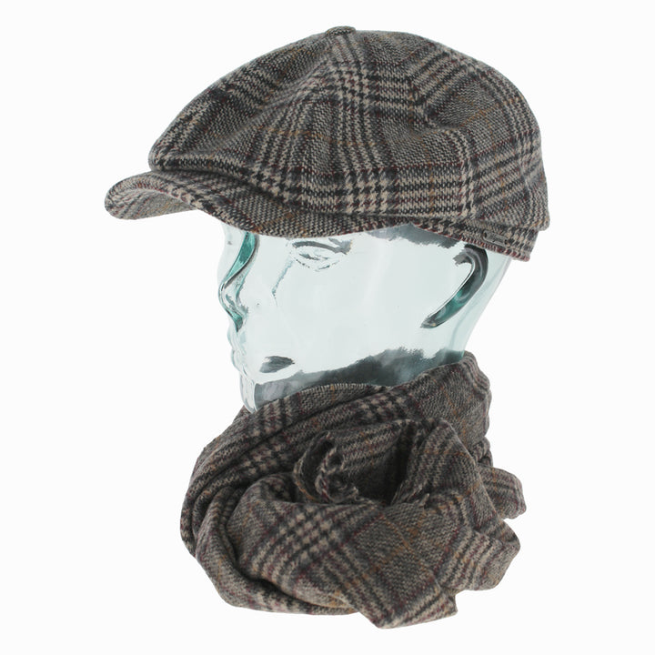 Wigens Roman Cap & Scarf Bundle Unisex Hat Cap wigens 56  Hats in the Belfry