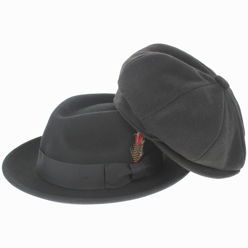 Belfry Gangster & Groby Bundle - The Goods Unisex Hat Cap The Goods Black Small Hats in the Belfry